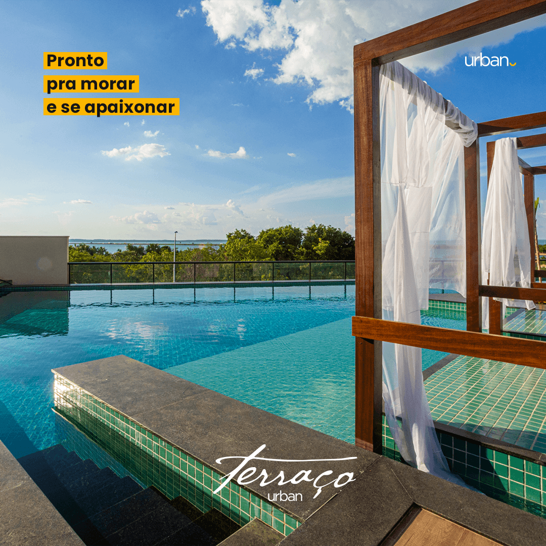 Piscina do Terraço Urban com vista para o Lago