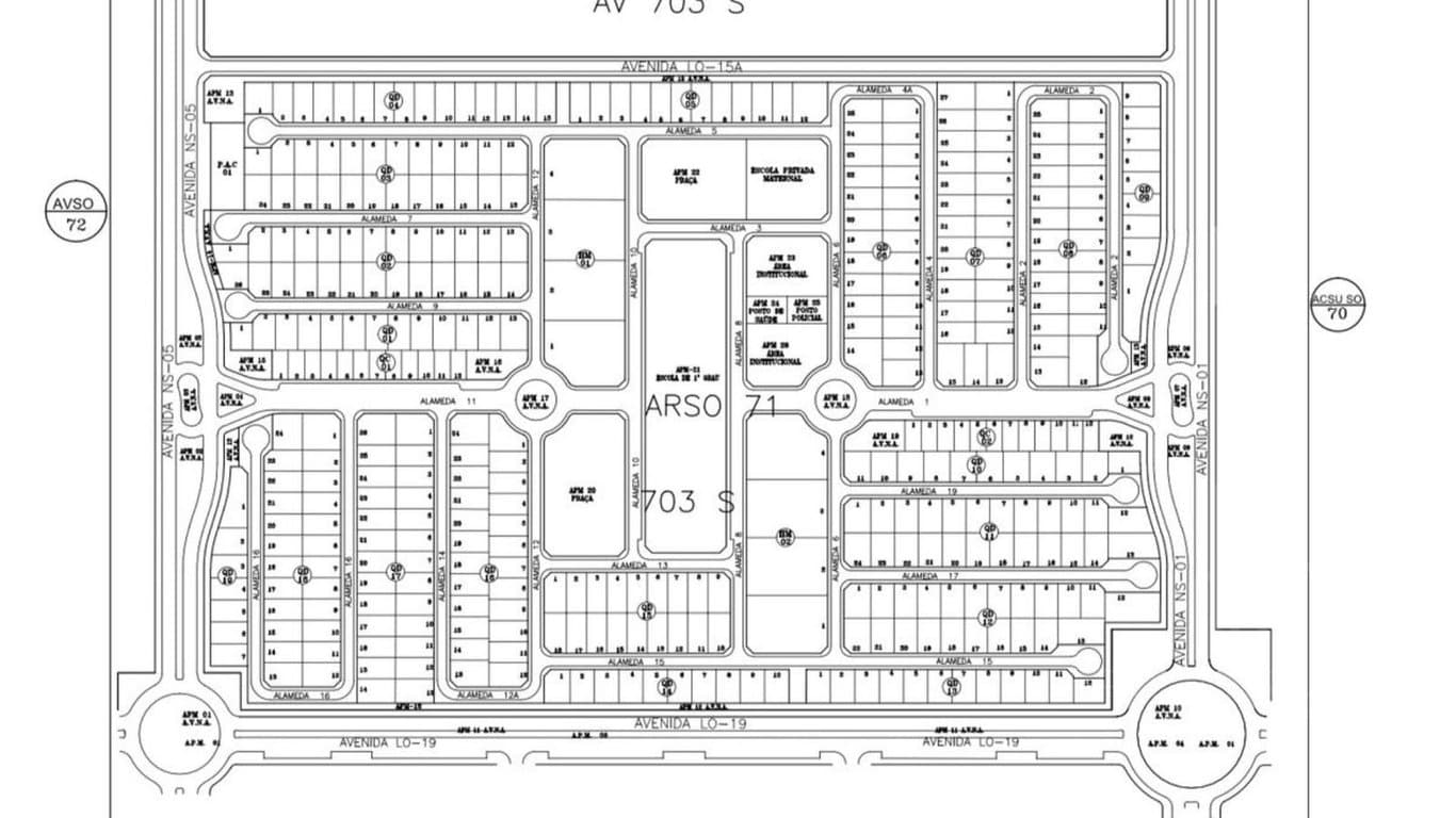 Foto 4 do imóvel Lote na Quadra 703 Sul ( Arso 71 ) 450m2 em Palmas-TO